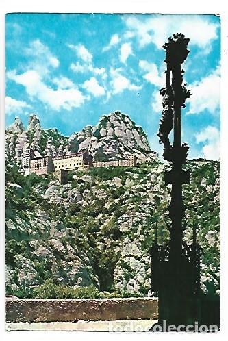 Postales: VISTA PARCIAL DEL SANTUARI / PARTIAL VIEW OF THE MONASTERY.- MONTSERRAT - BARCELONA