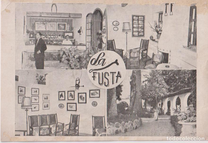 Postales: LLORET DE MAR (GIRONA) LA FUSTA, BAR TEA-ROOM, JUNTO AL CINE
