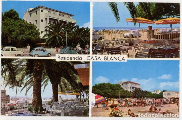 Postales: m11605 Salou Residencia Casa Blanca 1967 Postales La Golondrina N&ordm;5003 circul citroen ds gordini 2cv