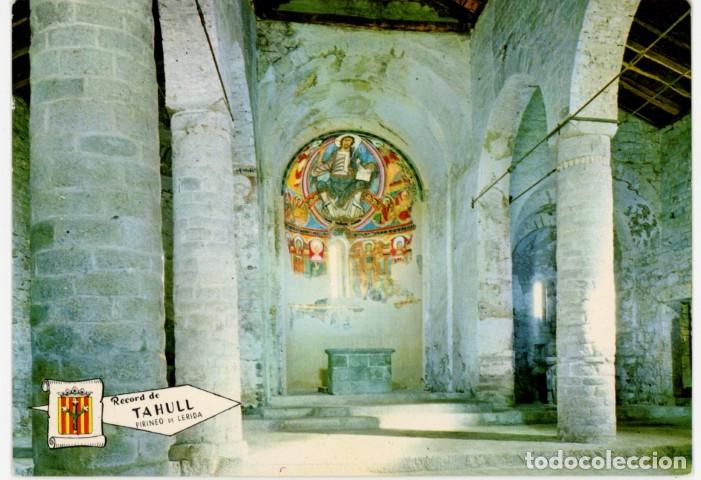 Postcards: m11645 Taull Interior De La Iglesia De San Clemente 1965 Pergamino N&ordm;585 sc pantocrator