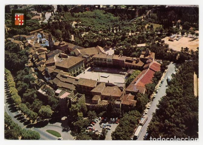 Postales: m11654 Barcelona Pueblo Espa&ntilde;ol Vista Aerea 1970 Escudo De Oro N&ordm;5372 sc