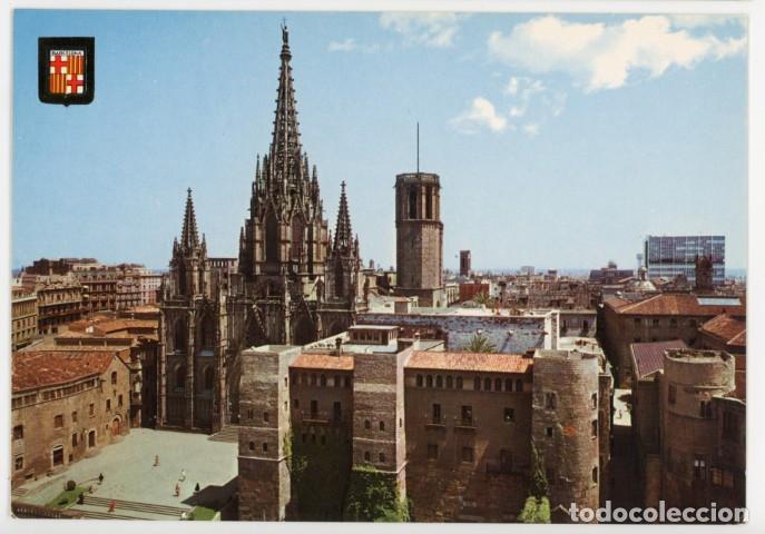 Postales: m11655 Barcelona Catedral Y Barrio Gotico 1970 Escudo De Oro N&ordm;5033 sc