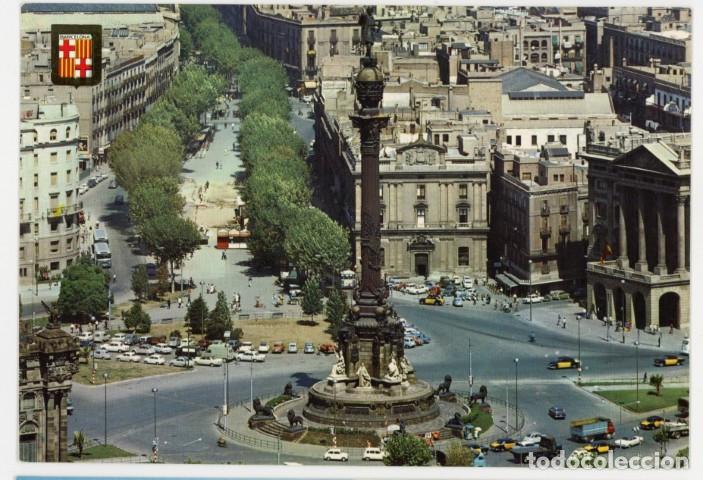 Postales: m11656 Barcelona Monumento A Colon 1968 Escudo De Oro N&ordm;3649 sc