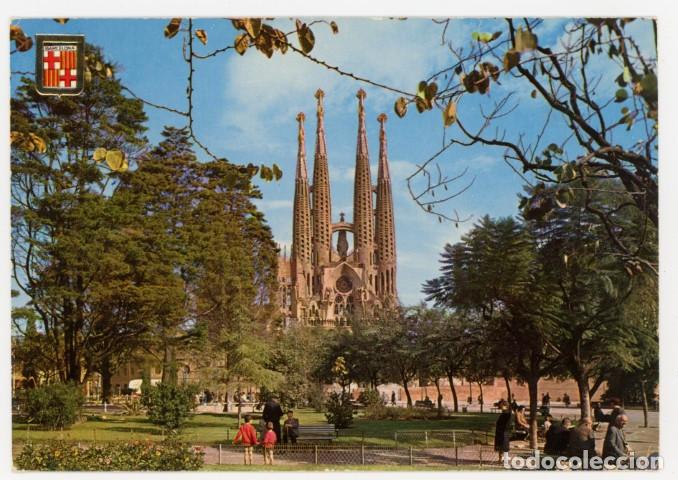 Postales: m11657 Barcelona Templo De La Sagrada Familia Escudo De Oro N&ordm;75 sc