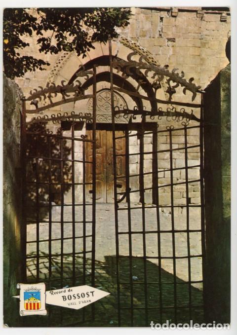 Postales: m11711 Bossost Detalle Puerta Iglesia 1966 Pergamino N&ordm;598 sc