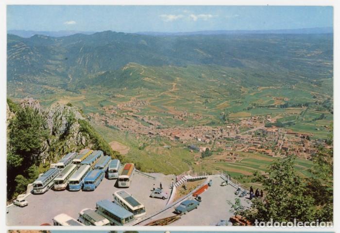 Postales: m11714 Berga Panoramica Desde Queralt 1966 Deseuras N&ordm;1 sc buses