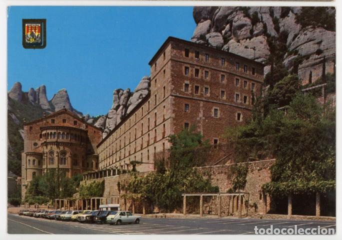 Postales: m11715 8797 Montserrat Abside De La Basilica 1977 Escudo De Oro N&ordm;118 sc coches seat 127