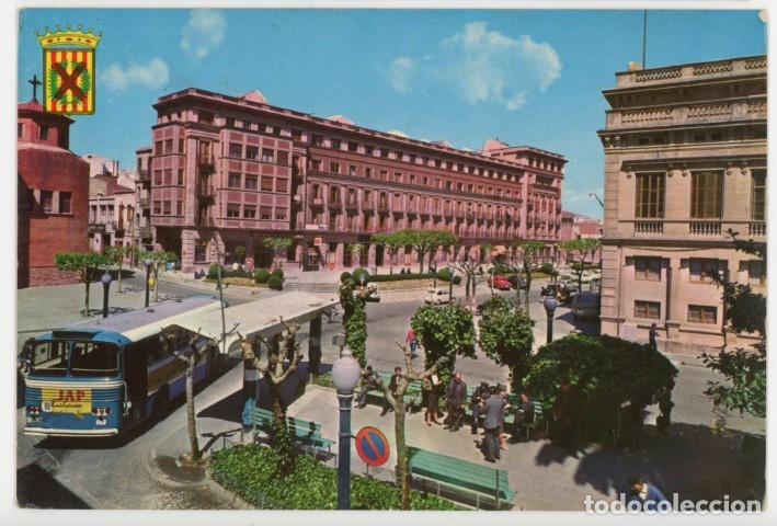 Postales: m11725 Hospitalet de Llobregat Plaza Del Ayuntamiento 1966 N&ordm;426 escrita bus jap
