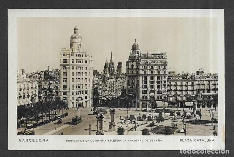 Postales: Postal. Barcelona -Edificio de la Compa&ntilde;&iacute;a Telef&oacute;nica Nacional de Espa&ntilde;a. S/D - Foto 1