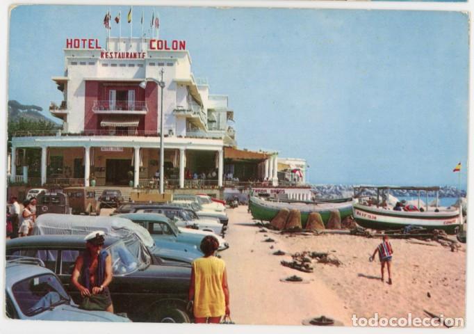 Postcards: m11728 Caldetes Hotel Colon 1963 Laminograf N&ordm;317 circulada coches citroen ds