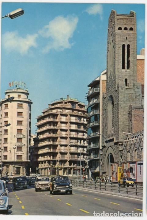 Postcards: m11729 Barcelona Via Augusta 1968 Beascoa N&ordm;324 sc seat 1500 taxi