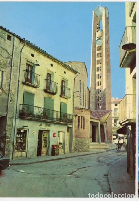 Postcards: m11732 Artesa De Segre Iglesia Parroquial 1970 Vista Crom N&ordm;8 sc cal serra coca cola