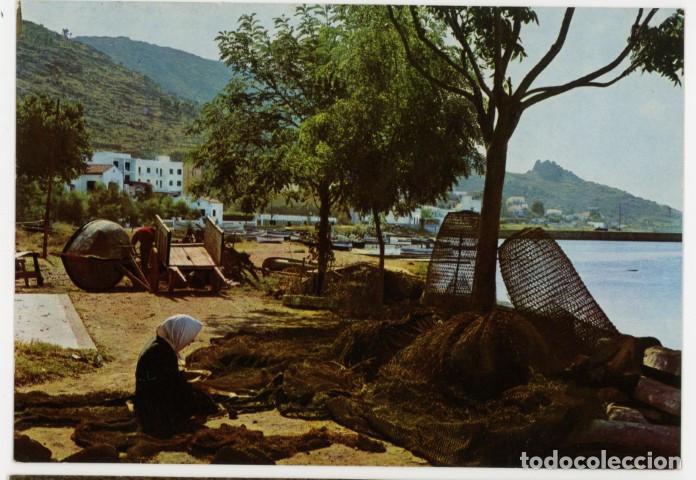 Postales: m11738 Roses Barrio De Pescadores 1963 Zerkowitz N&ordm;9 sc remendadora redes barca nansas