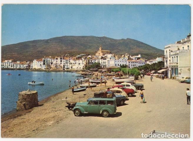 Postales: m11739 Cadaques Port Ditxos Y Playa 1966 Arribas N&ordm;2005 sc Renault Juvaquatre Dauphinoise