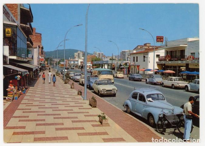 Postales: m11742 Platja D'aro Carretera 1968 Cyp N&ordm;2378 sc peugeot 203 Ford Taunus P3 2cv Playa de Aro