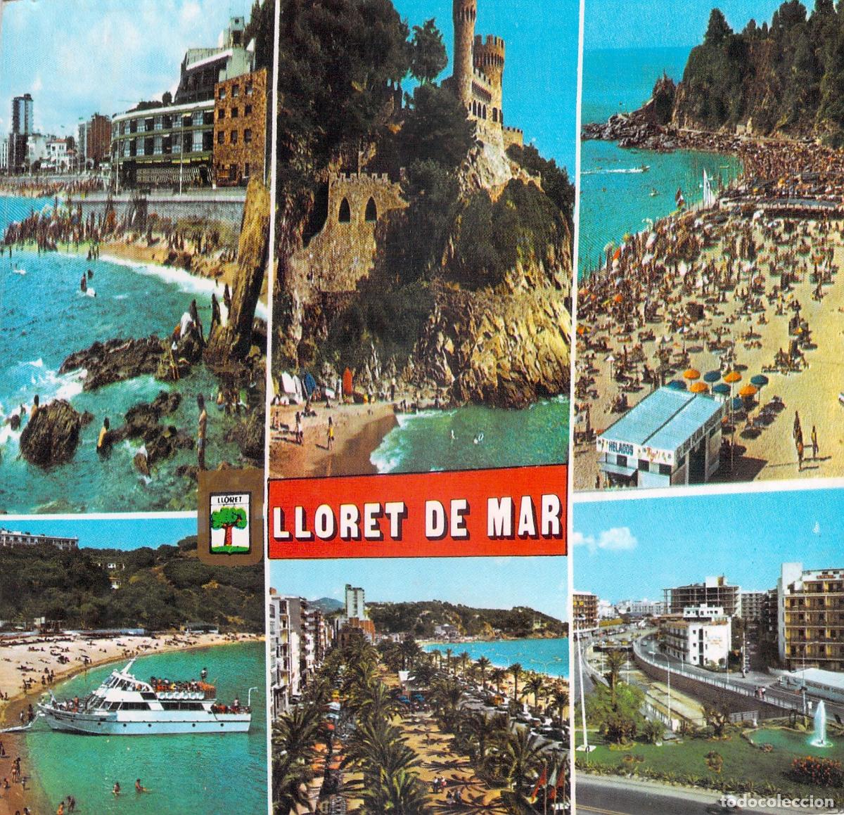 Postales: Postal de Lloret de Mar Costa Brava con Diversas Vistas