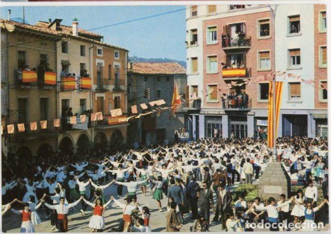 Postales: m11746 Ponts Plaza Del Generalisimo 1971 Vistacrom N&ordm;13 sc sardanes
