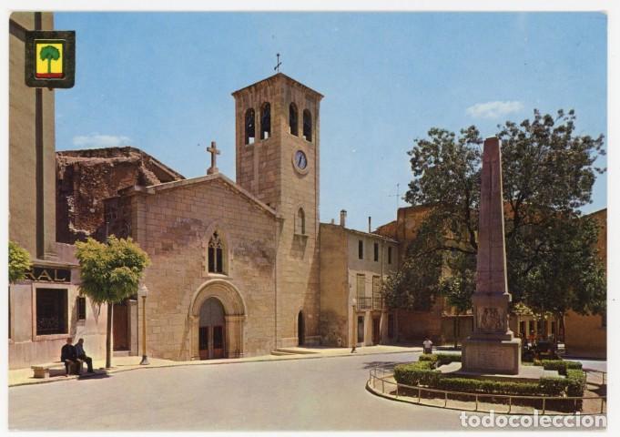 Postales: m11748 Flix Iglesia Y Plaza De Los Martires 1969 Escudo De Oro N&ordm;5069 sc