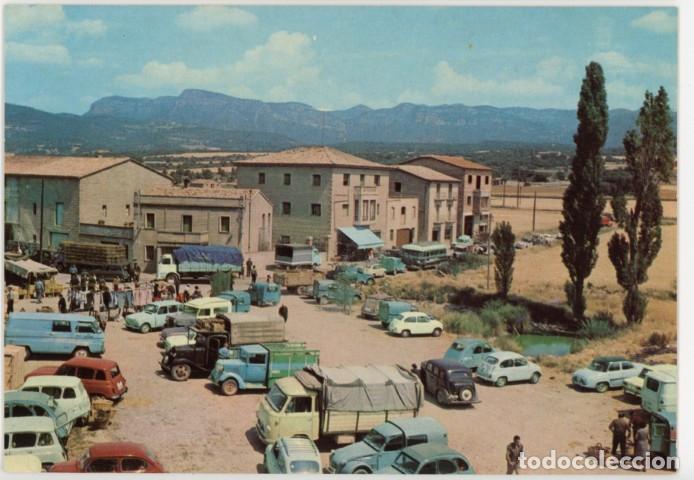 Postales: m11749 Montmajor Pla&ccedil;a Del Mercat 1967 Luigi N&ordm;102 sc camiones fiat 1100 seat 600 renault 4 2cv