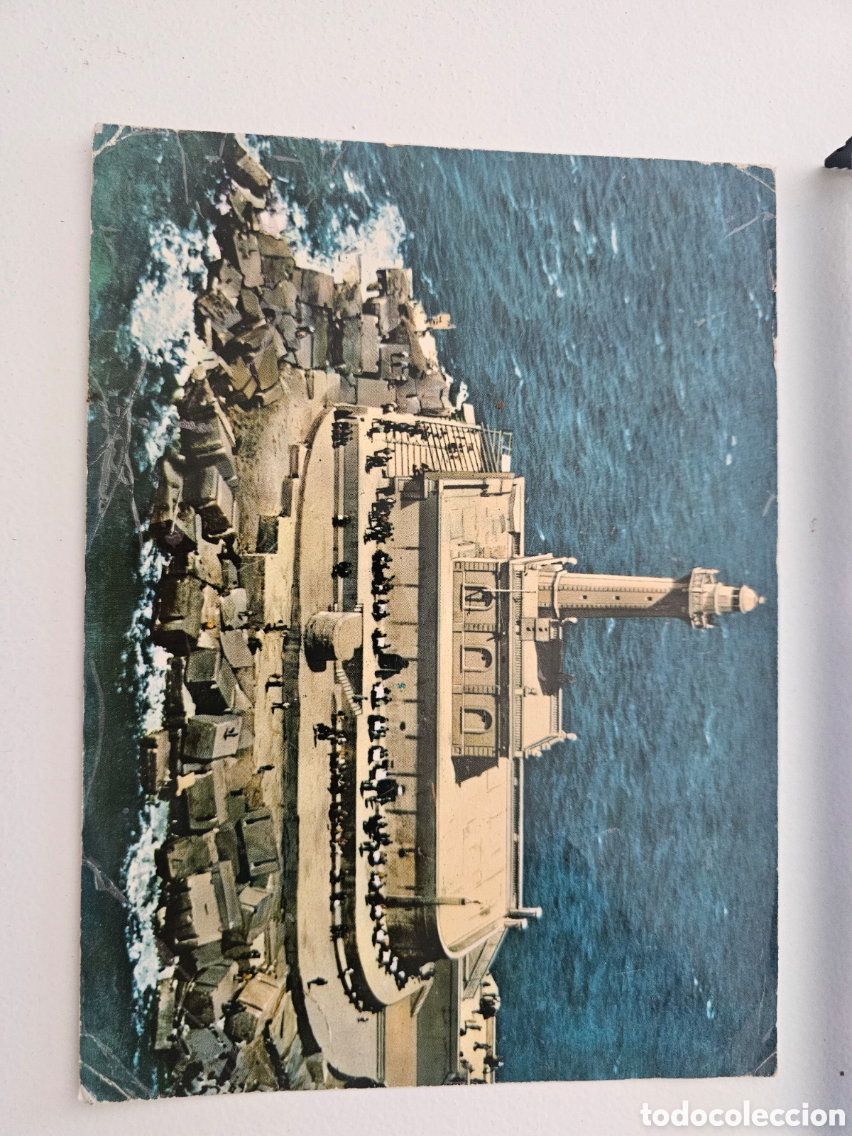 Postales: Postal de gran tama&ntilde;o Barcelona La Farola del Puerto, Barcelona