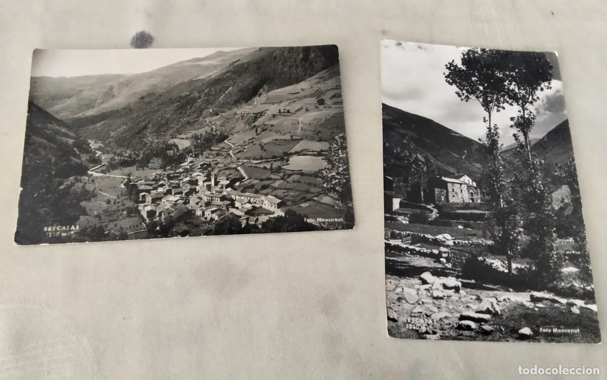 Postales: SETCASES , DOS POSTALES ANTIGUAS , BLANCO Y NEGRO