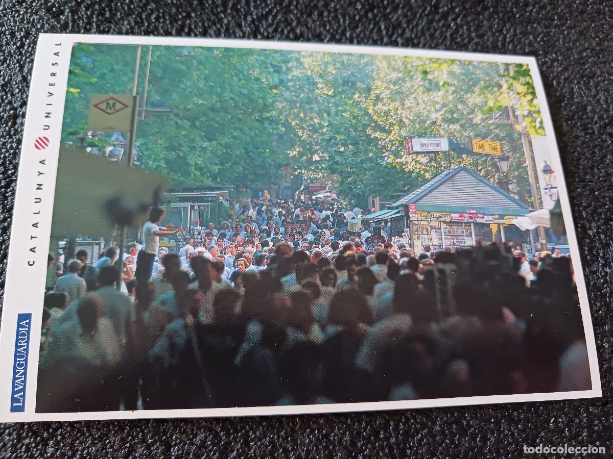 Cartoline: catalunya universal, la vanguardia, las ramblas de barcelona