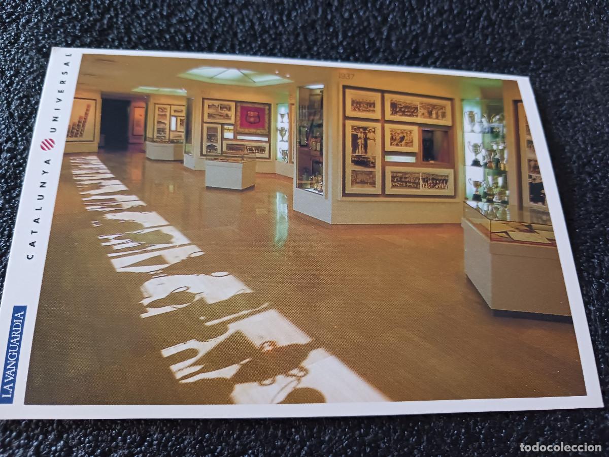 Postales: catalunya universal, la vanguardia, museo del f. c. barcelona