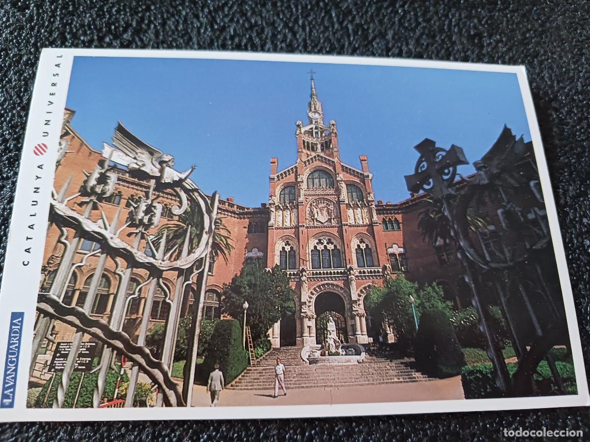 Postales: catalunya universal, la vanguardia, barcelona, hospital de la santa creu y sant pau