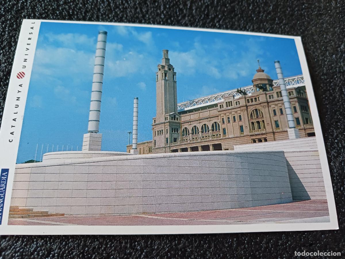 Postales: catalunya universal, la vanguardia, barcelona, estadio olimpico