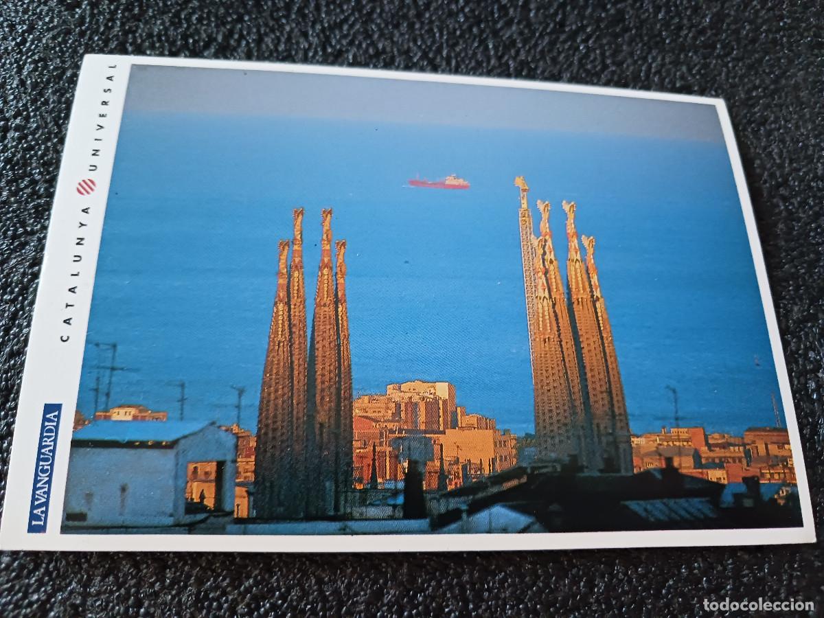 Postales: catalunya universal, la vanguardia, la sagrada familia desde el carmelo