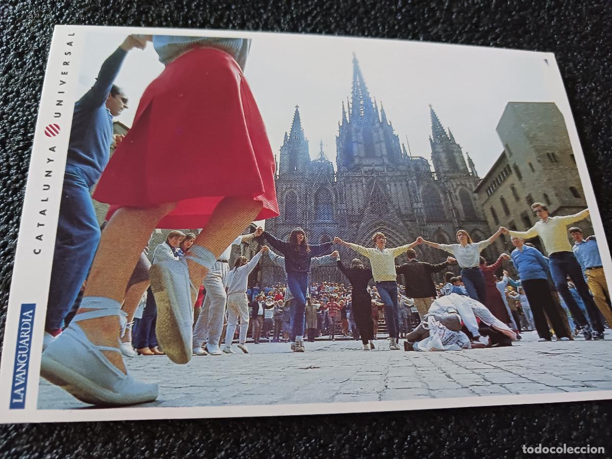 Postales: catalunya universal, la vanguardia, plaza de la catedral