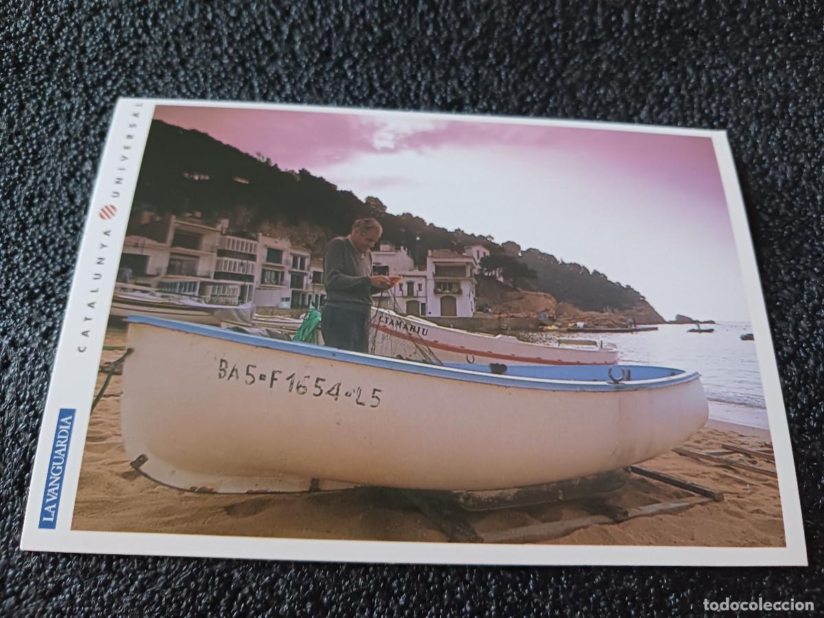 Postales: catalunya universal, la vanguardia, playa de tamariu, girona