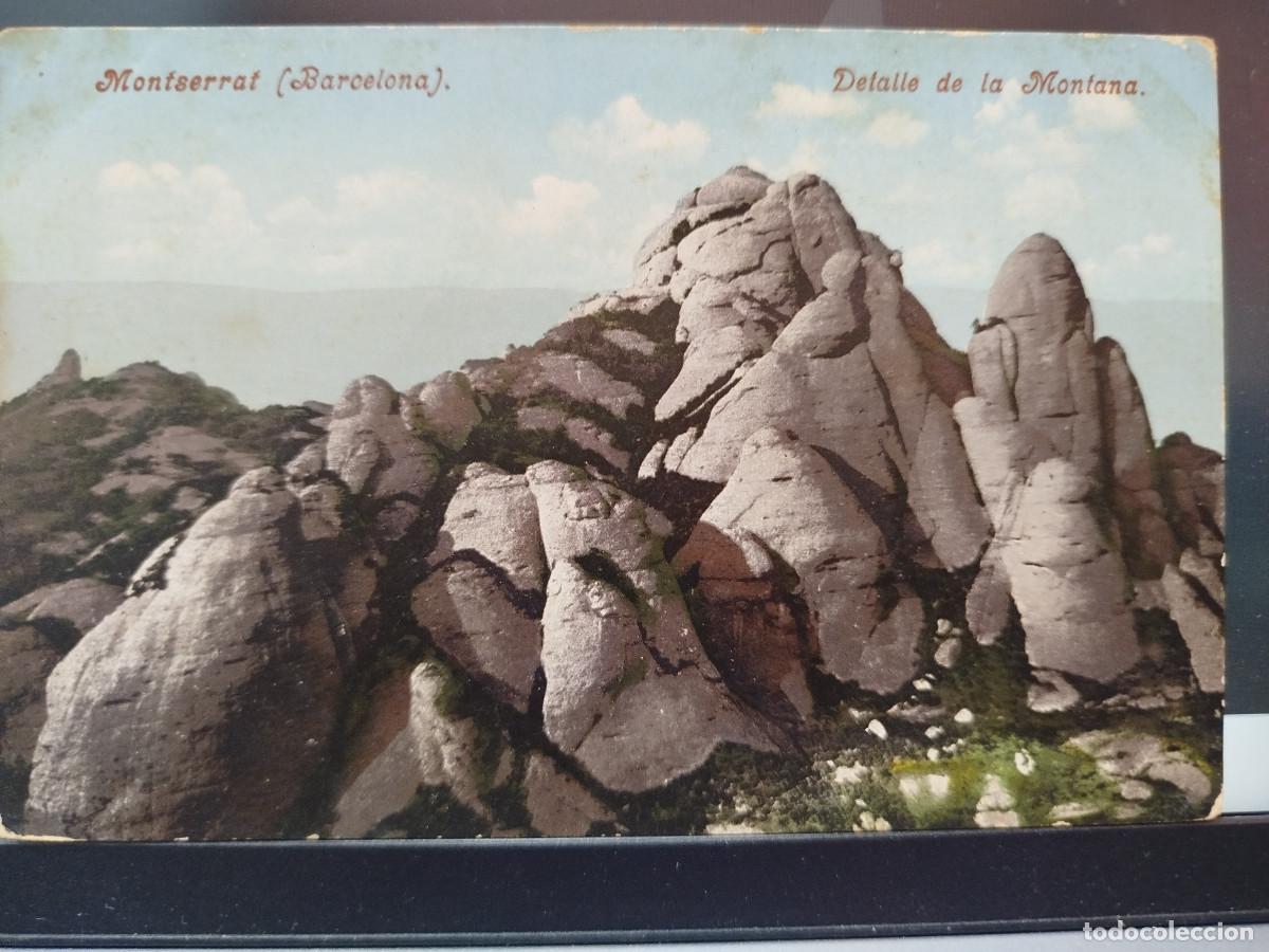 Postales: Postal antigua Montserrat - Detalle de la Monta&ntilde;a - Edici&oacute;n Purger & Co., Munich - N&ordm; 3100