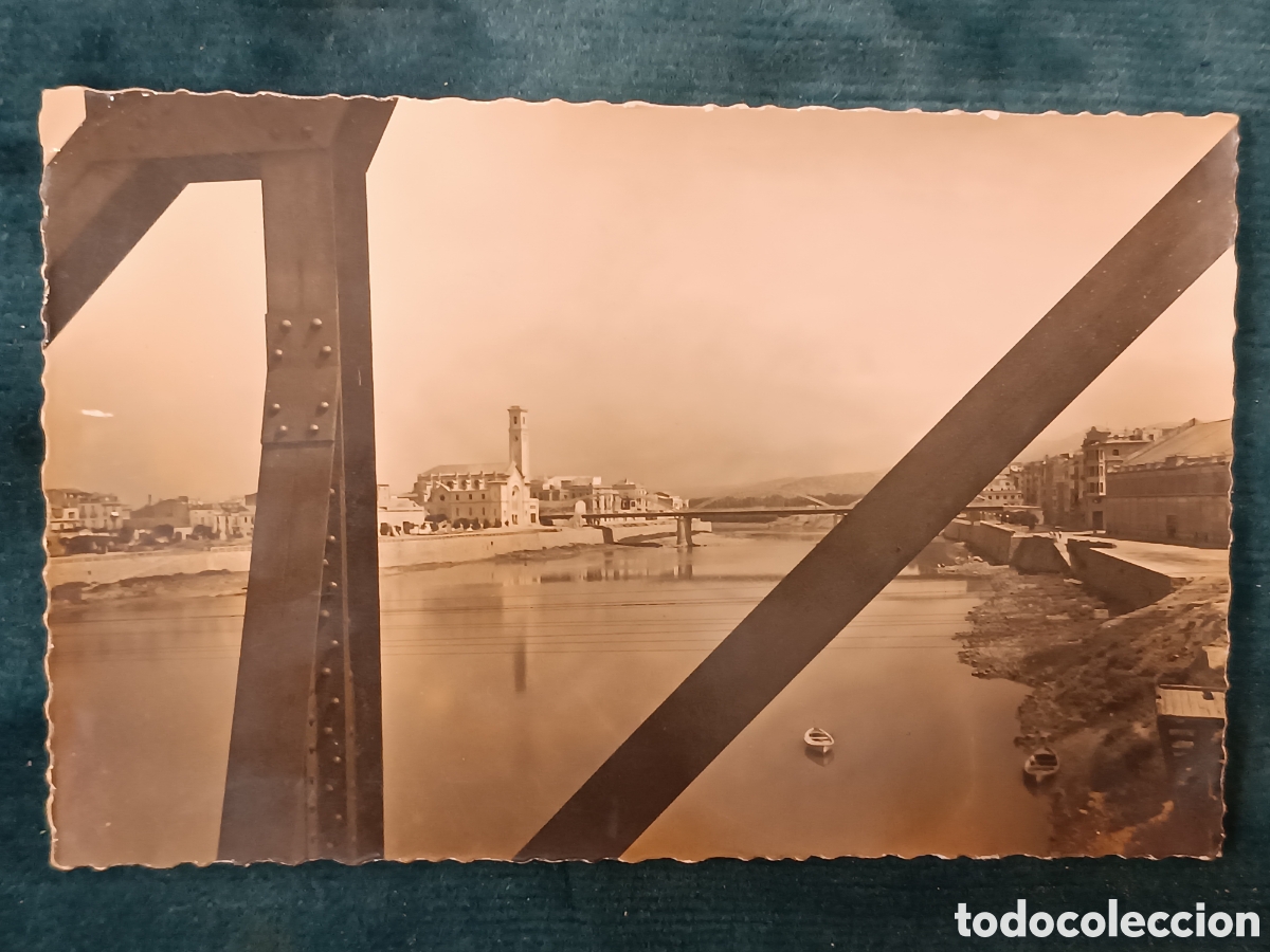 Postales: 19 TORTOSA (Tarragona): R&iacute;o Ebro