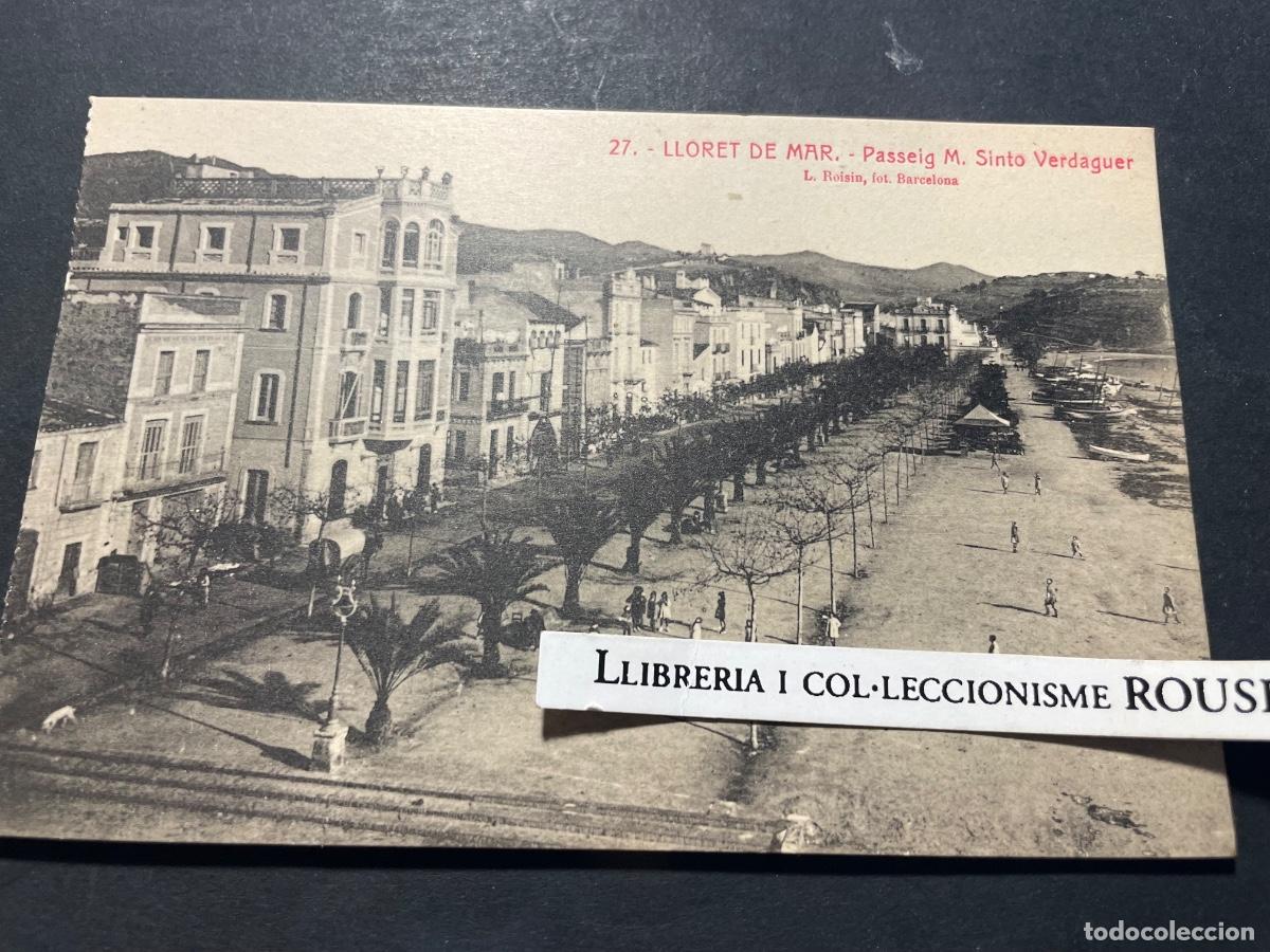 Postales: LLORET DE MAR - 27 - PASSEIG M. SINTO VERDAGUER - L. ROISIN FOT BARCELONA - JOAN VILAR&Oacute; LLORET