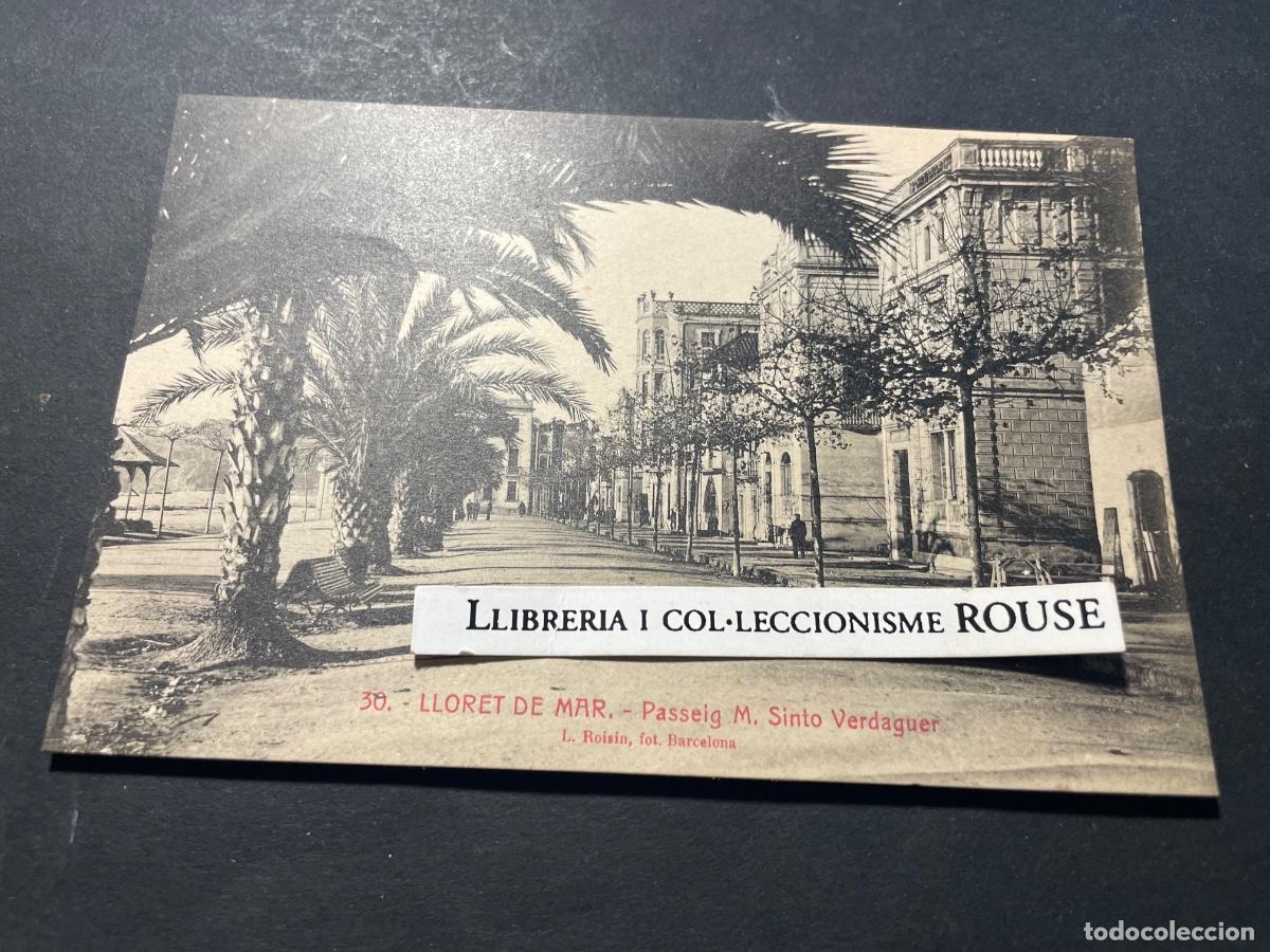 Postales: LLORET DE MAR - 30 - PASSEIG M. SINTO VERDAGUER - L. ROISIN FOT BARCELONA - JOAN VILAR&Oacute; LLORET