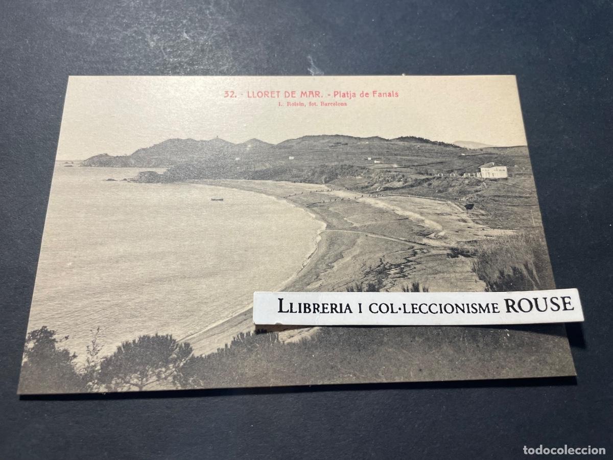 Postales: LLORET DE MAR - 32 - PLATJA DE FANALS - L. ROISIN FOT BARCELONA - JOAN VILAR&Oacute; LLORET