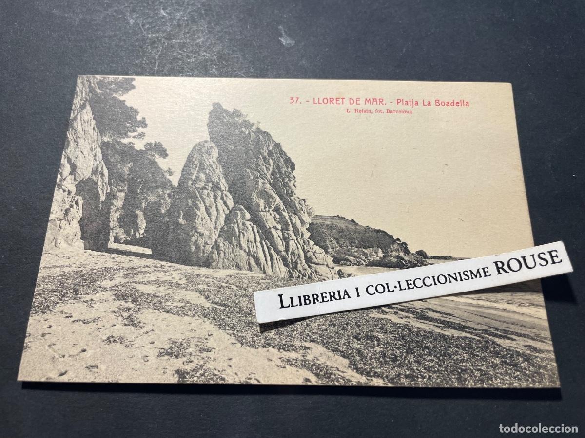 Postales: LLORET DE MAR - 37 - PLATJA LA BOADELLA - L. ROISIN FOT BARCELONA - JOAN VILAR&Oacute; LLORET