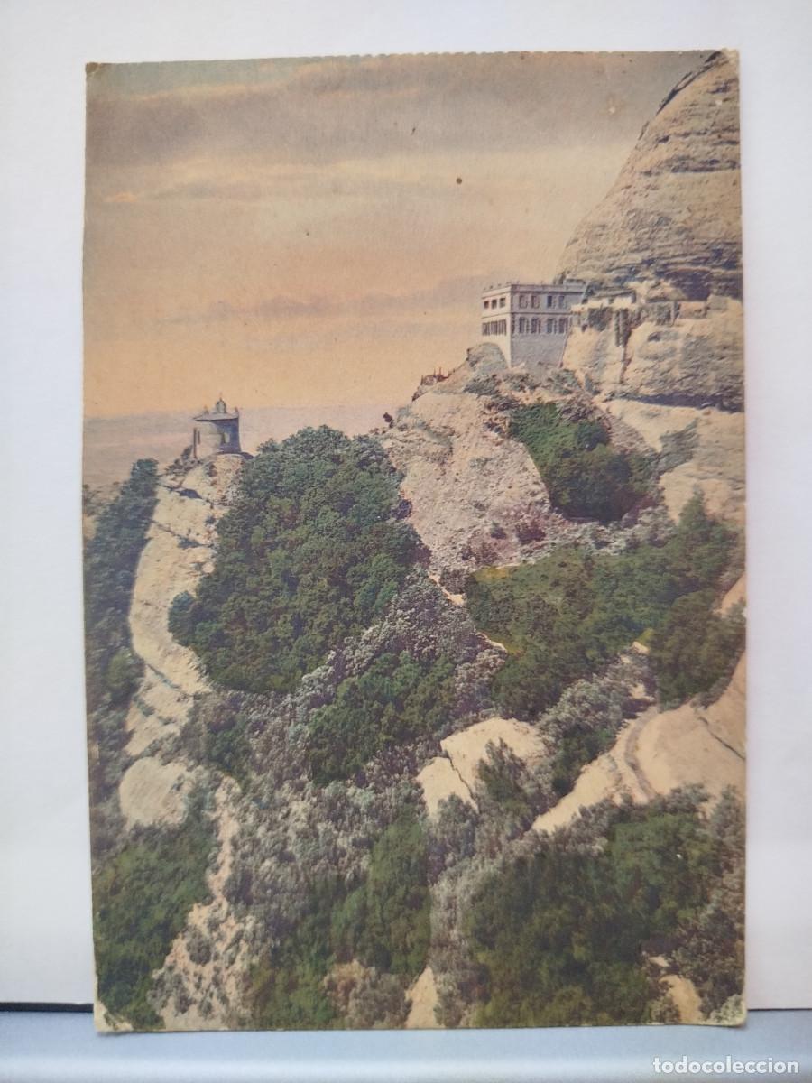 Postales: Postal antigua Montserrat. Restaurante y ermita de Sant Joan