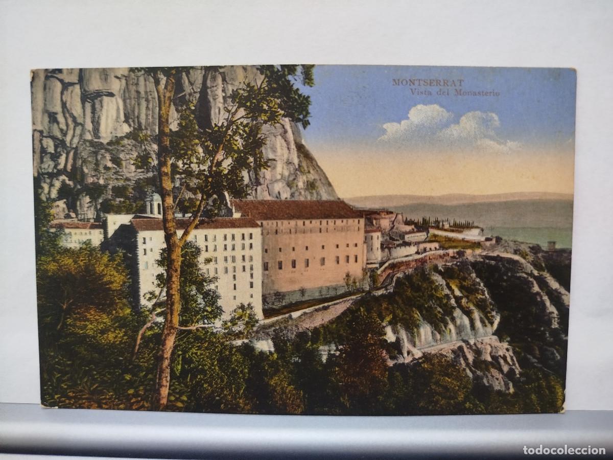 Postales: Postal antigua Montserrat. Vista del monasterio, editor L. Roca