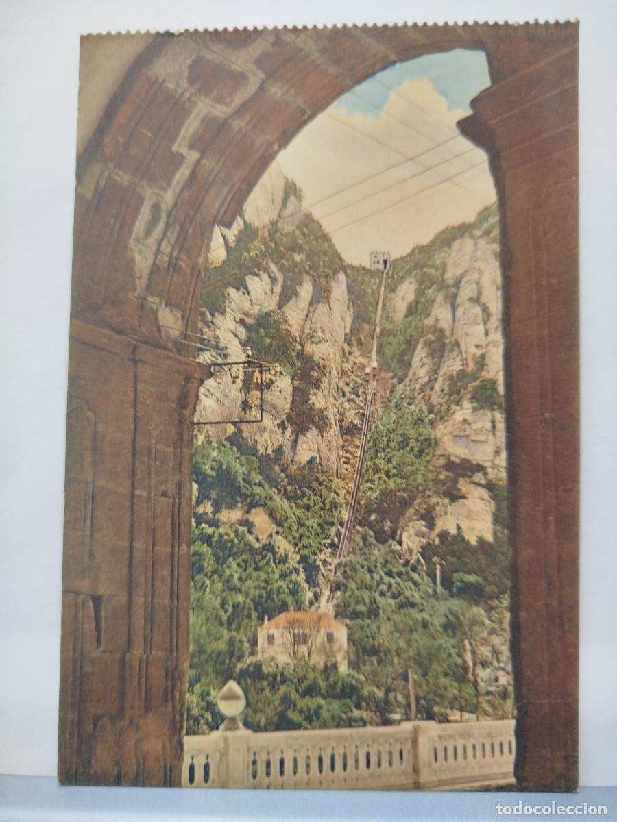 Postales: Postal antigua Montserrat. Funicular de Sant Joan. Edici&oacute;n &rdquo;Arte&rdquo; Zerkowitz, Barcelona