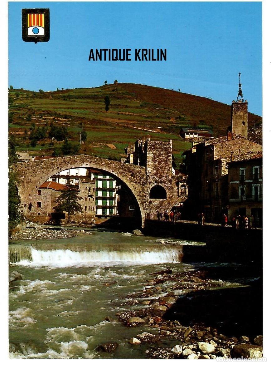 Postales: CAMPRODON N&ordm; 6193 PONT ROMANIC / ESCUDO DE ORO / FRANQUEADA