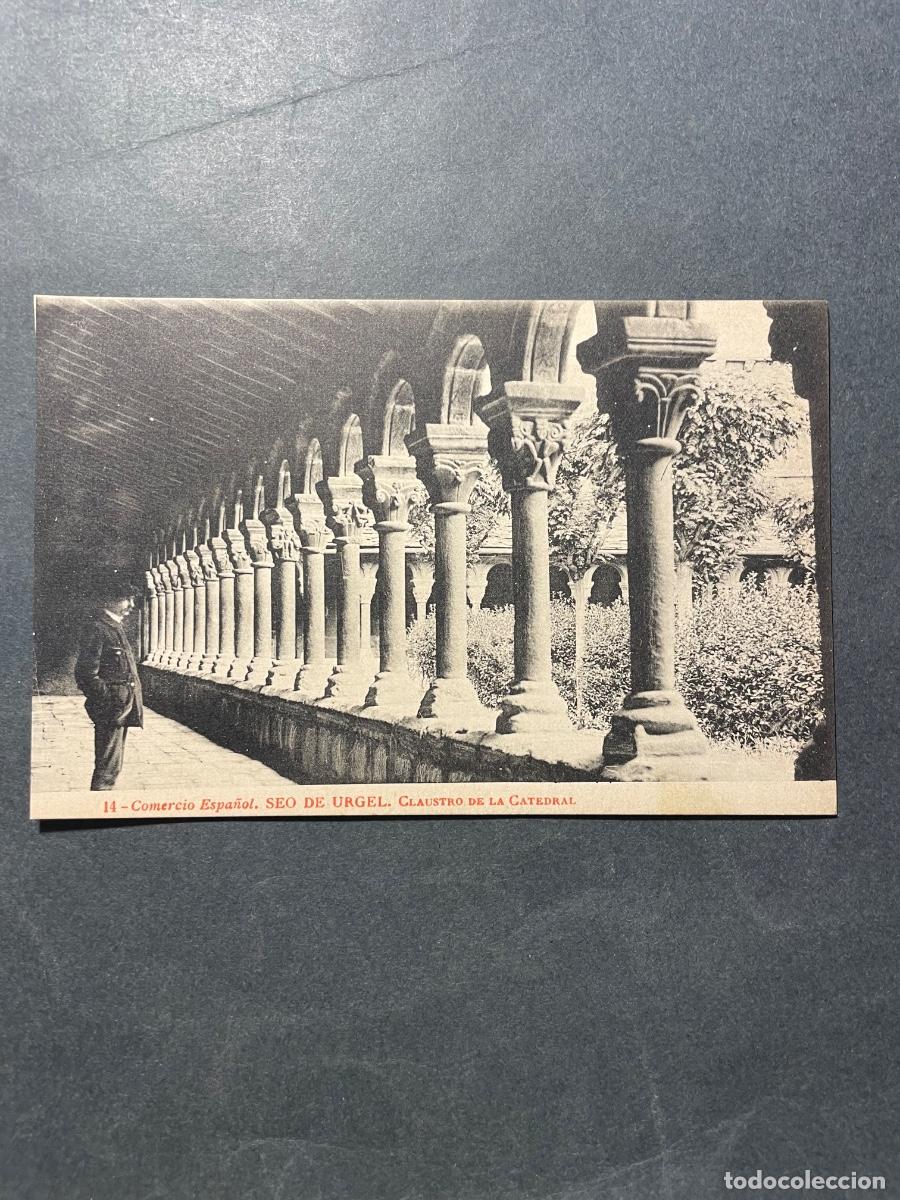 Postales: SEO DE URGEL - 14 COMERCIO ESPA&Ntilde;OL - FOTOTIPA THOMAS - CLAUSTRO DE LA CATEDRAL 14X9 CM.