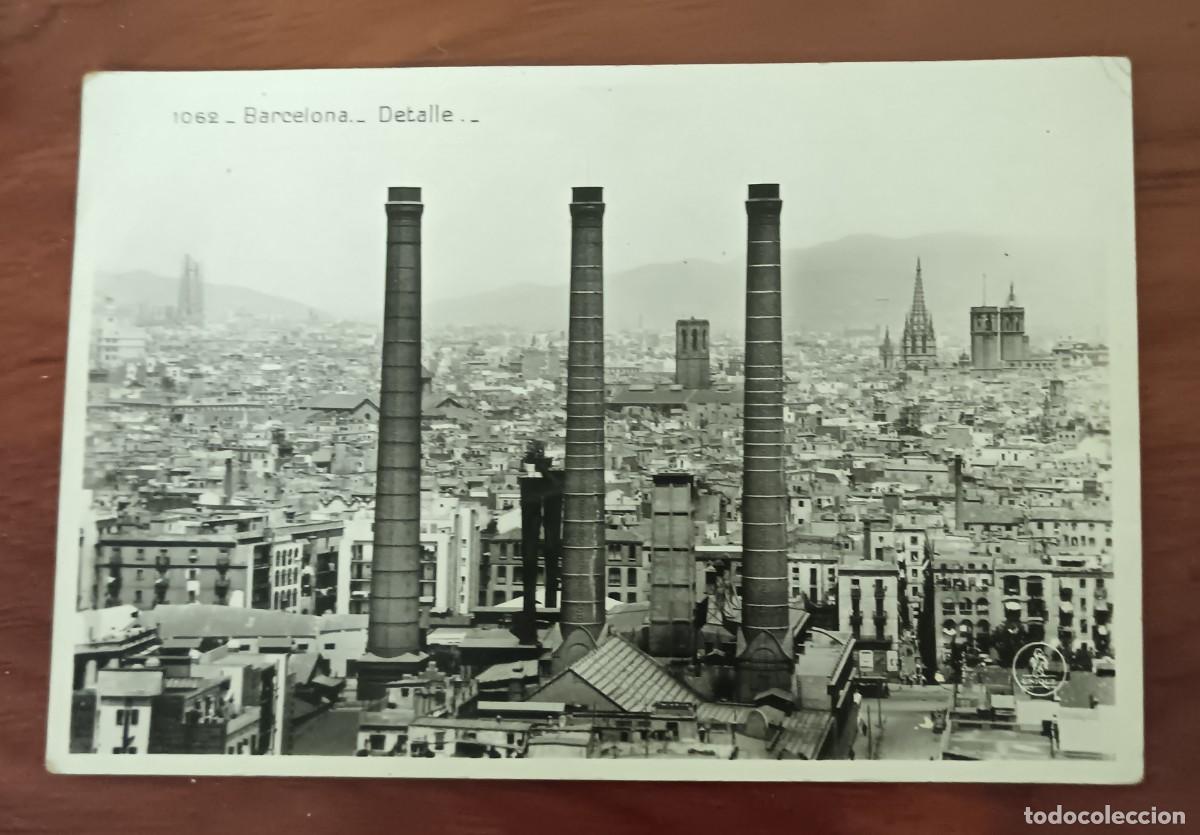 Postales: POSTAL BARCELONA DETALLA N&ordm; 1062 EDICIONES LIBRER&Iacute;A FRANCESA A&Ntilde;O 1942 ESCRITA 14X9,2 CM.