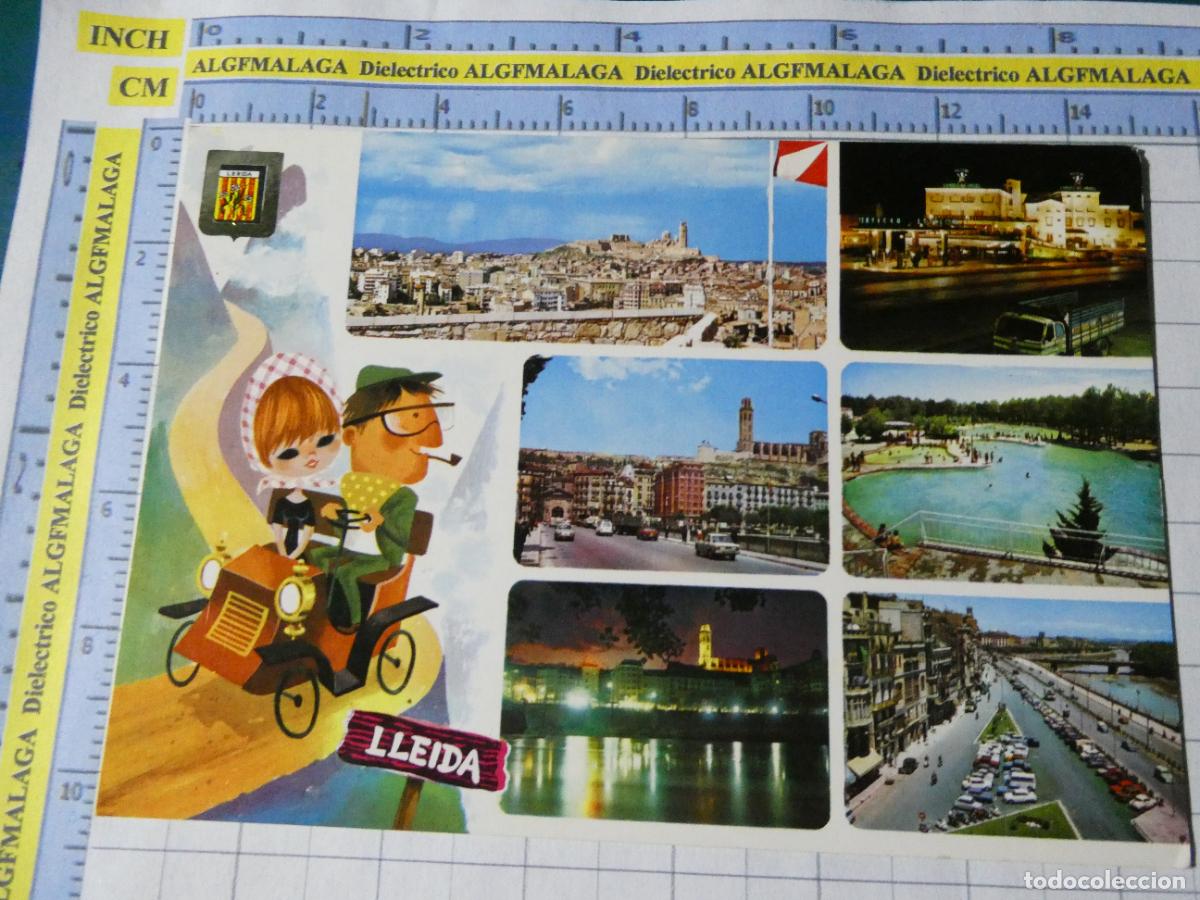 Postales: POSTAL DE L&Eacute;RIDA. A&Ntilde;O 1969. DIVERSOS ASPECTOS 4862 ESCUDO ORO . 2674