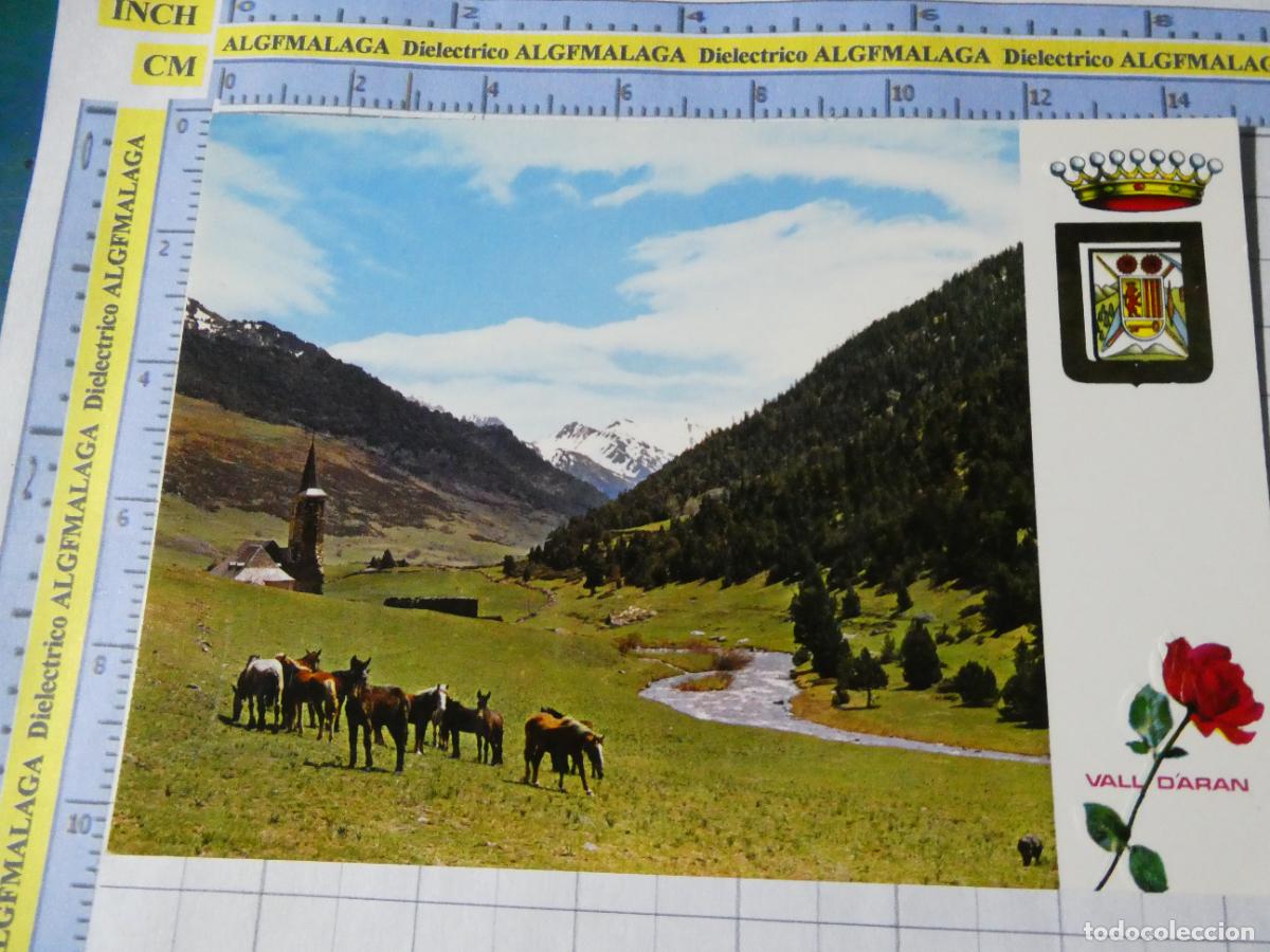 Postales: POSTAL DE L&Eacute;RIDA. A&Ntilde;O 1969. VALLE DE AR&Aacute;N NTRA SRA DE MONTGARRI CABALLOS 15 DE LUXE. 2685
