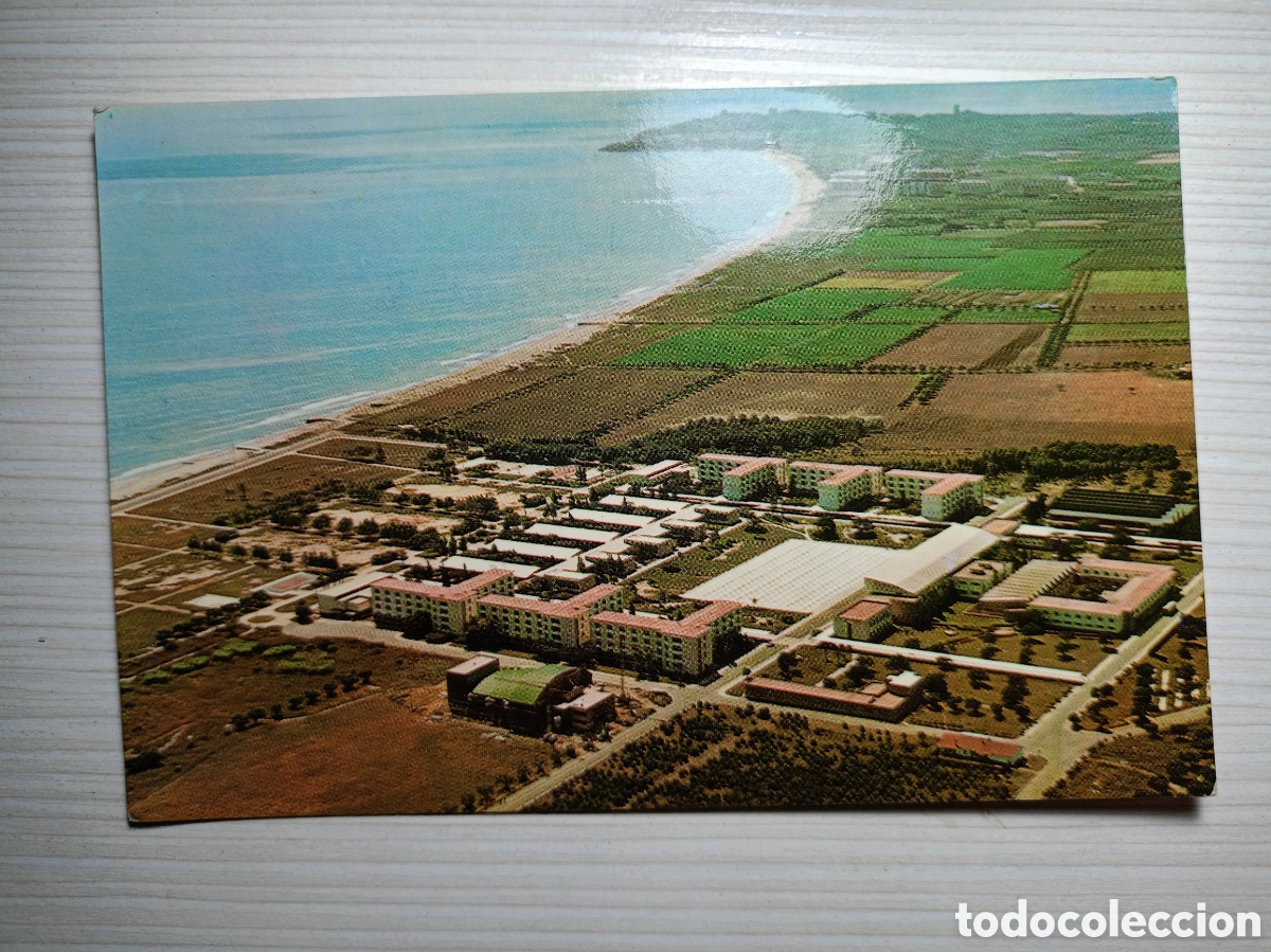 Postales: Antigua postal TARRAGONA. UNIVERSIDAD LABORAL. FRANCISCO FRANCO VISTA AEREA