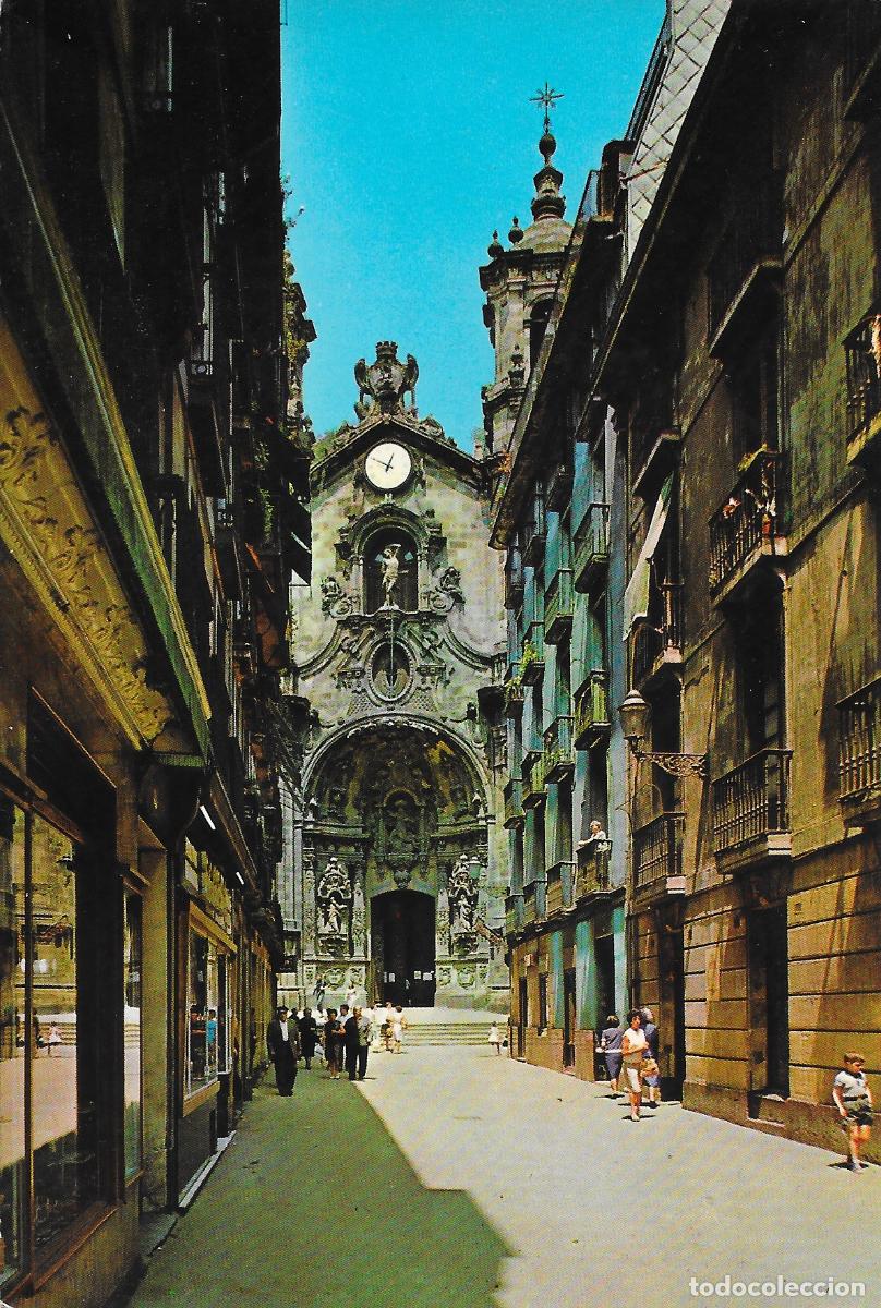 Postales: [POSTAL] Iglesia de Santa Mar&iacute;a. San Sebasti&aacute;n (Guip&uacute;zcoa) (sin circular)