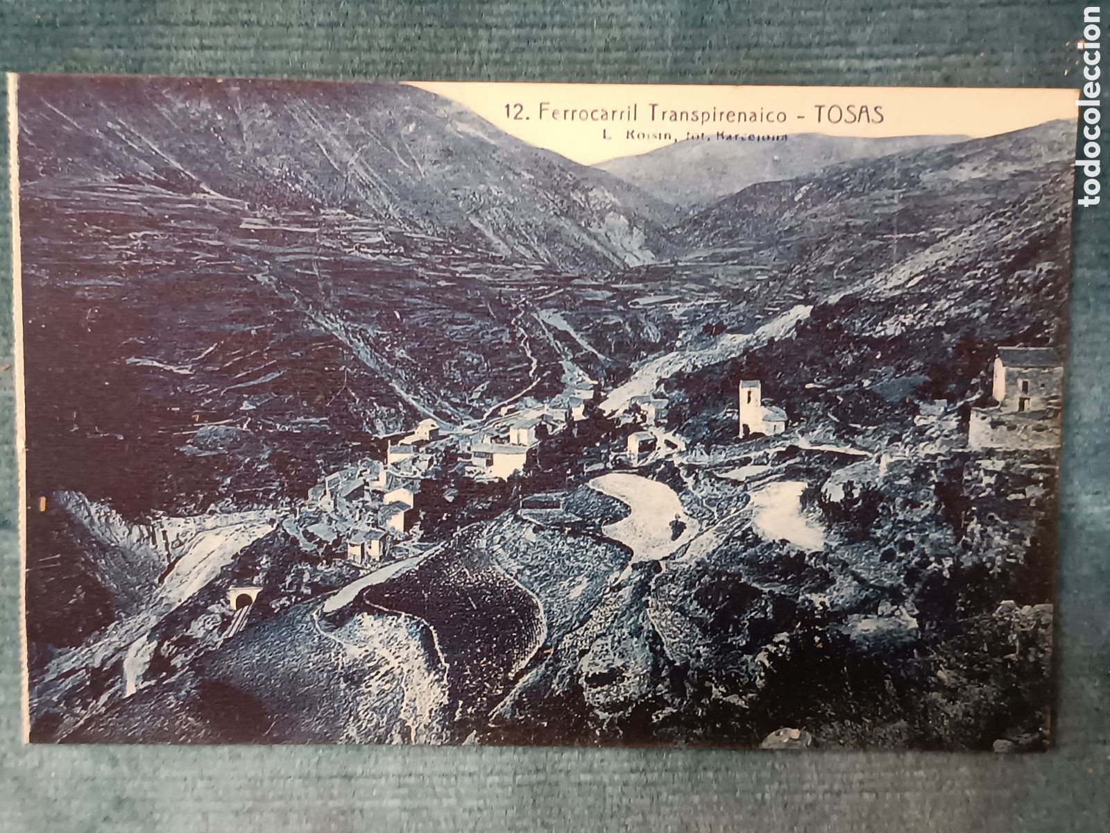 Postales: 12 Ferrocarril Transpirenaico. TOSAS. (Toses)