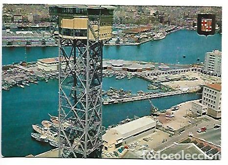 Postales: PUERTO, VISTA AEREA / HARBOUR, AIR VIEW.- BARCELONA